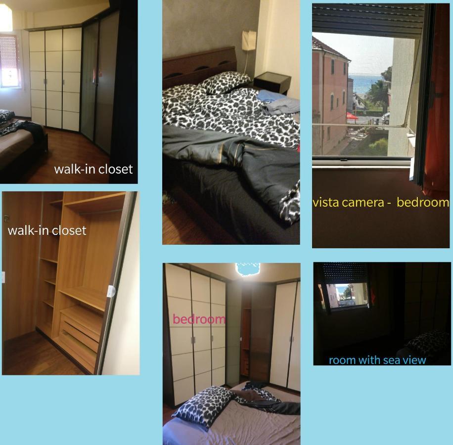 House Of Fly With Sea View, Front The Beach Савона Экстерьер фото